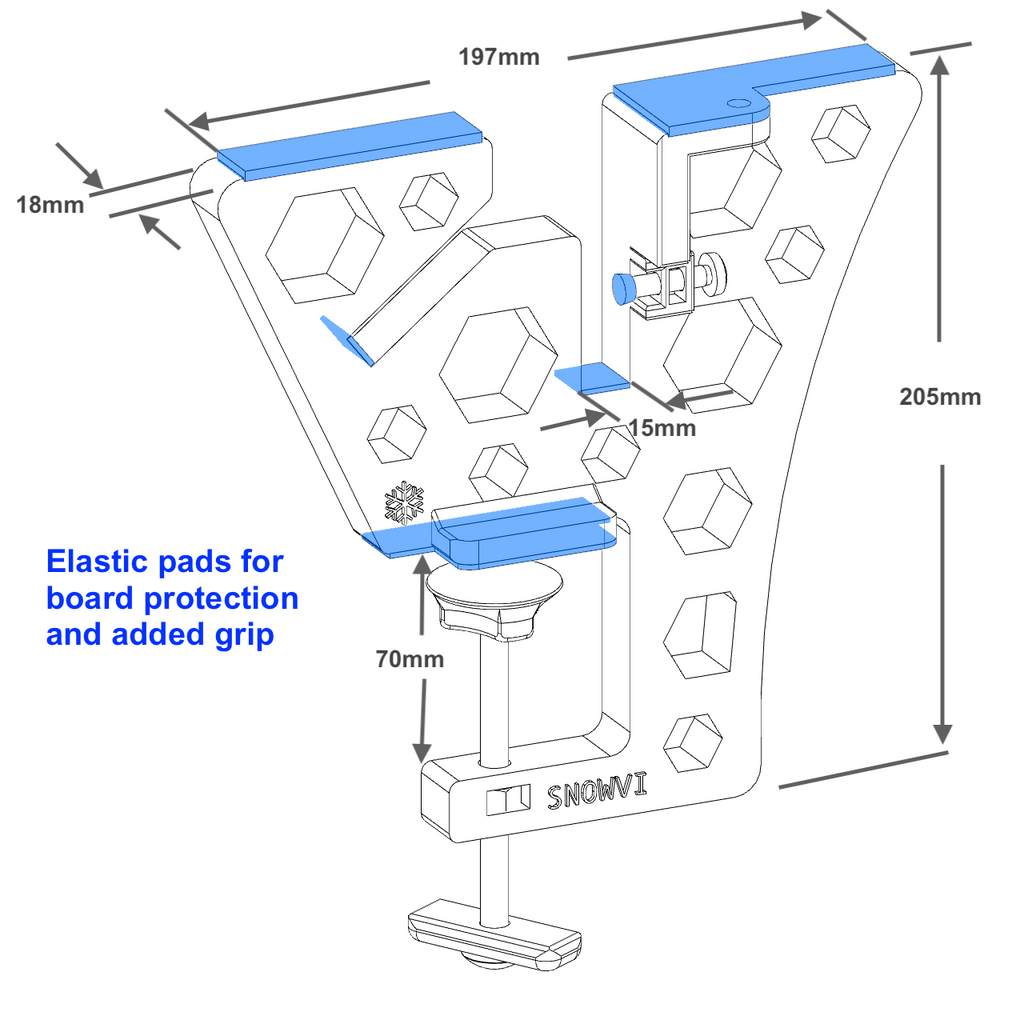 Snowboard and Ski Vise